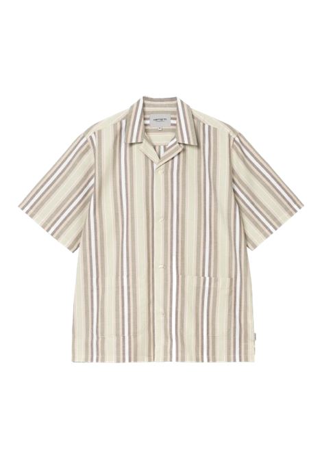 camicia folsey uomo bianca e oliva CARHARTT WIP | I0351543G7.XX
